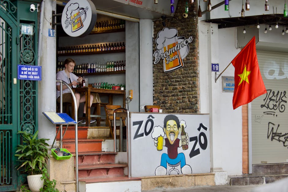 Best Bars in Hanoi: Top Picks & Venues (2026) 2 Cozy street bar in Vietnam