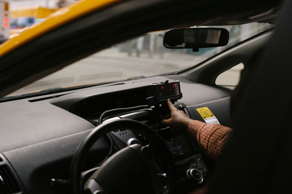 Driver with steering wheel using GPS