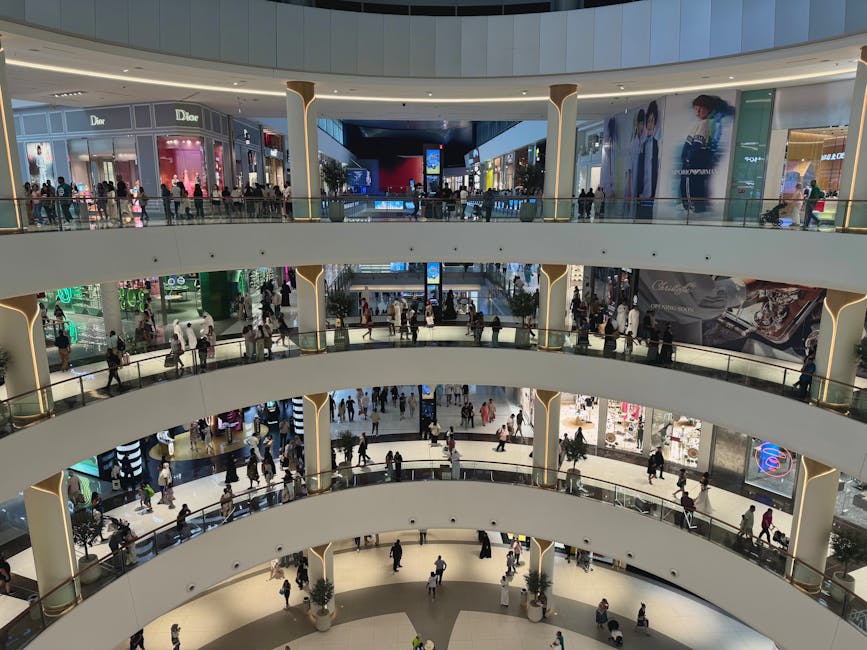Hanoi Luxury Shopping Malls: High-End Retail (2026) 3 Multi-level luxurious mall with shoppers